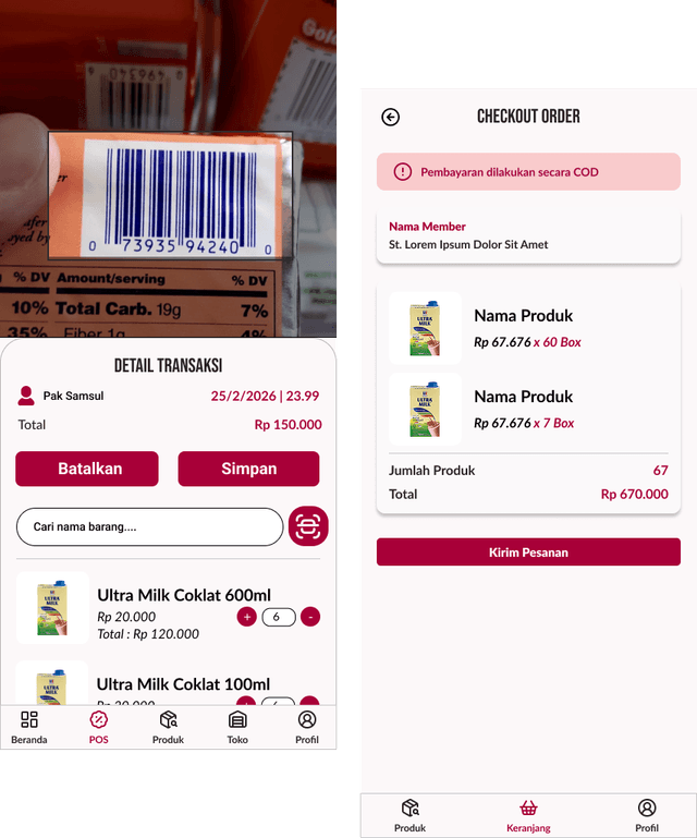 Paspos - POS & E-commerce App with barcode scanner